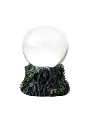 100mm Maiden, Mother Crone with Clear gazing ball