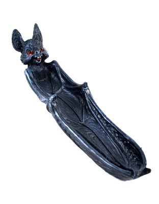 10 1/2" Bat incense holder