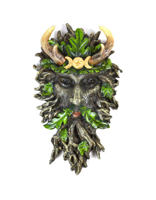 10 1/2" Greenman wall plaque