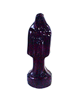 10" Black Holy Death candle