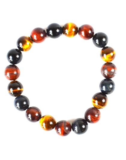 10mm Tiger Eye, Tricolor