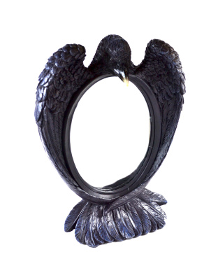 11 3/4" Raven Mirror