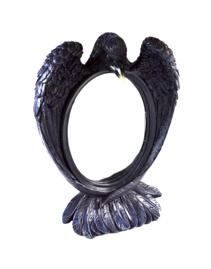 11 3/4" Raven Mirror
