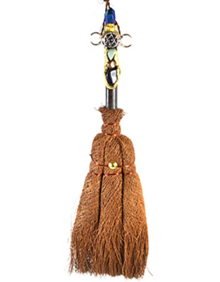 12 1/2" Triple Moon Crystal broom