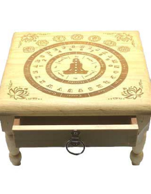12x 12" Pendulum altar table
