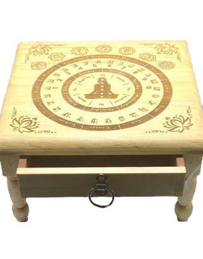 12x 12" Pendulum altar table