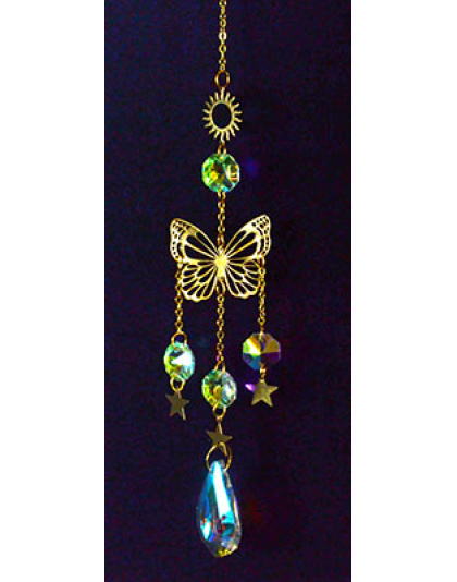 15" Sun & Butterfly sun catcher