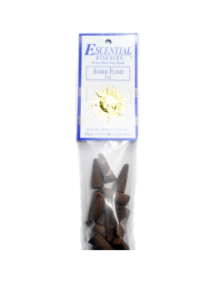 16/pk Amber Flame escential essences incense cones