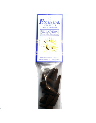16/pk Angelic Vision escential essences incense cones