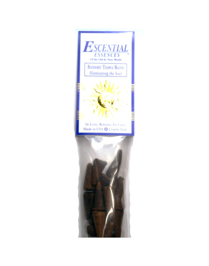 16/pk Buddhist escential essences incense cones