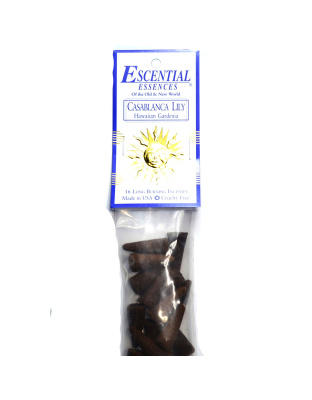 16/pk Casablanca Lily escential essences incense cones