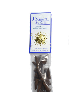 16/pk Citronella escential essences incense cones