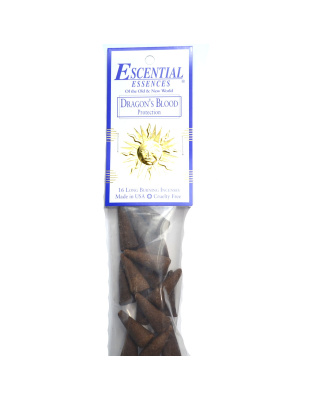 16/pk Dragon's Blood escential essences incense cones