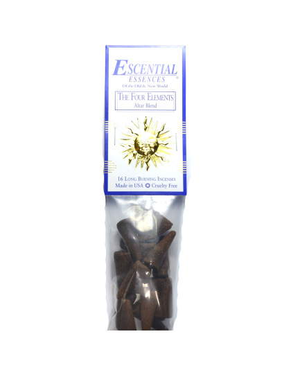16/pk Four Elements escential essences incense cones