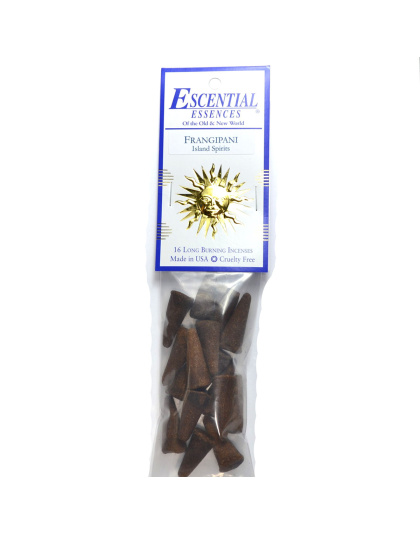 16/pk Frangipani escential essences incense cones