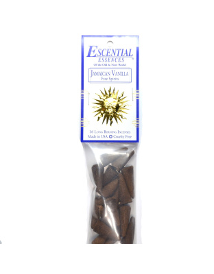 16/pk Jamaican Vanilla escential essences incense cones