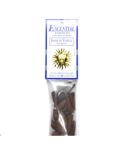 16/pk Jamaican Vanilla escential essences incense cones