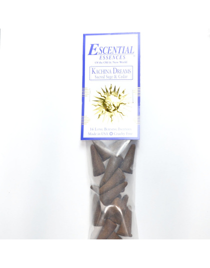 16/pk Kachina Dreams escential essences incense cones