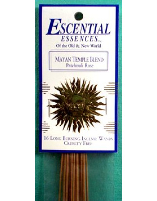 16/pk Mayan Temple essential essences incense sticks