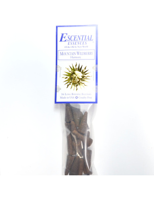 16/pk Mountain Wildberry escential essences incense cones