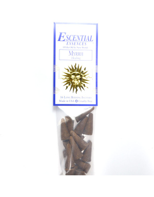 16/pk Myrrh escential essences incense cones
