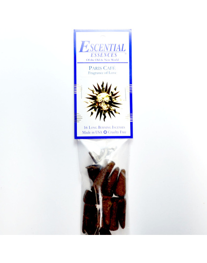 16/pk Paris Cafe escential essences incense cones