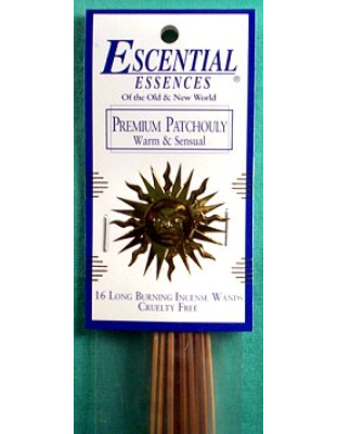 16/pk Premium Patchouli escential essences incense sticks