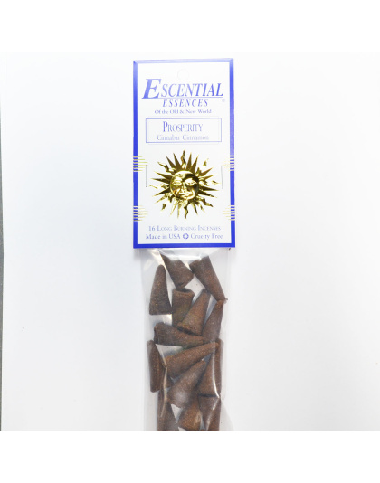 16/pk Prosperity escential essences incense cones