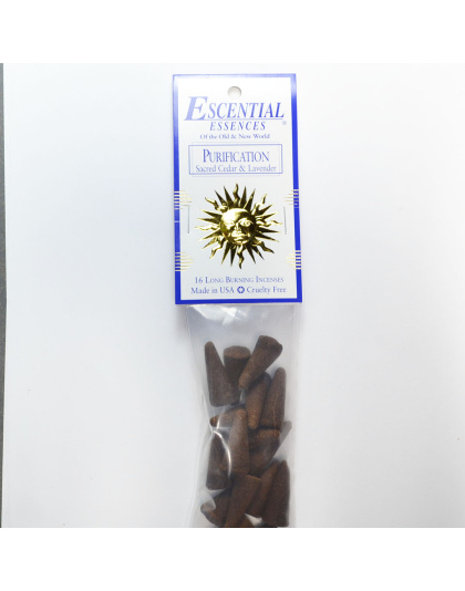 16/pk Purification escential essences incense cones