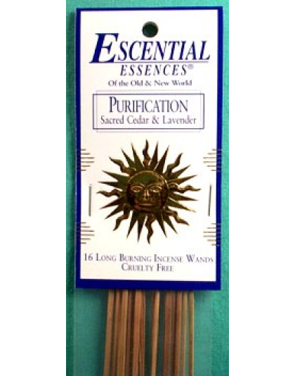 16/pk Purification escential essences incense sticks