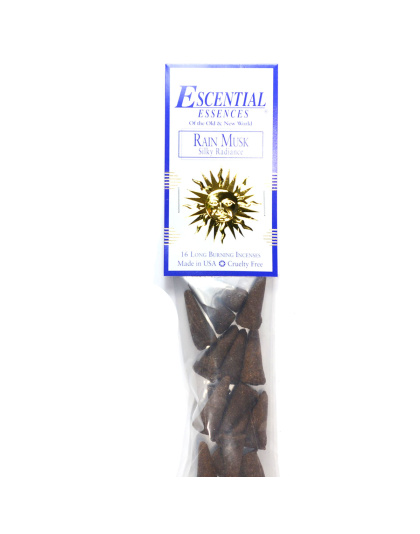 16/pk Rain Musk escential essences incense cones