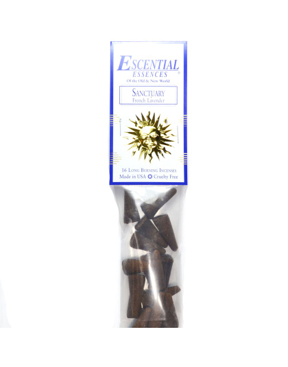 16/pk Sanctuary escential essences incense cones