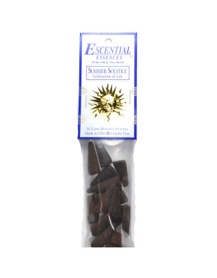 16/pk Summer Solstice escential essences incense cones