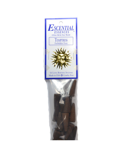 16/pk Temptress escential essences incense cones