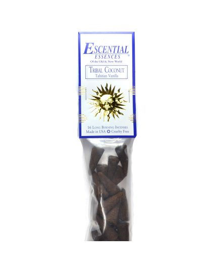 16/pk Tribal Coconut escential essences incense cones