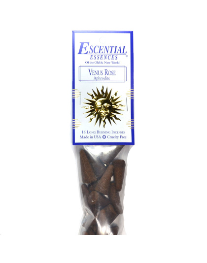16/pk Venus Rose escential essences incense cones