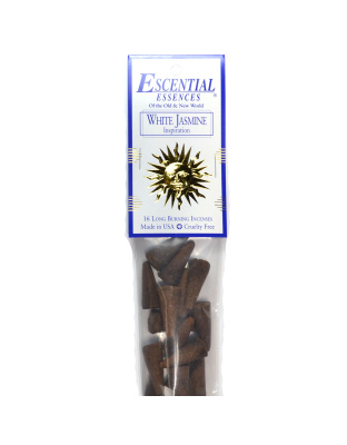 16/pk White Jasmine escential essences incense cones