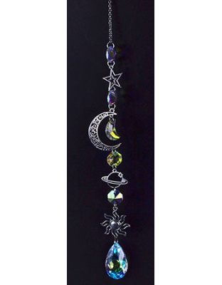 17"  Celestial Crescent sun catcher