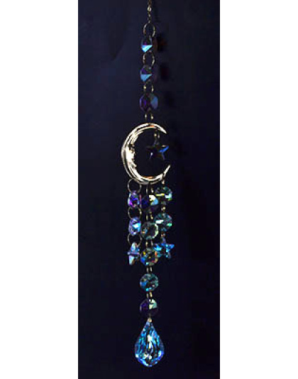 18" Crescent Moon sun catcher