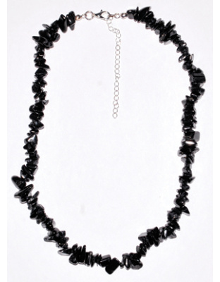 18" Shungite chip necklace