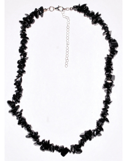 18" Shungite chip necklace