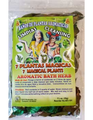 1 1/4oz 7 Magical Plants aromatic bath herb
