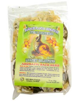 1 1/4oz Money Drawing  (Ven Dinero) aromatic bath herb