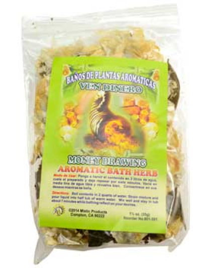 1 1/4oz Money Drawing  (Ven Dinero) aromatic bath herb