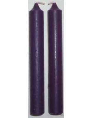 1/2" Purple Chime Candle 20 pack