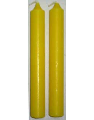 1/2" Yellow Chime Candle 20 pack