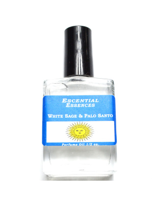 1/2oz White Sage & Palo Santo escential essences oil