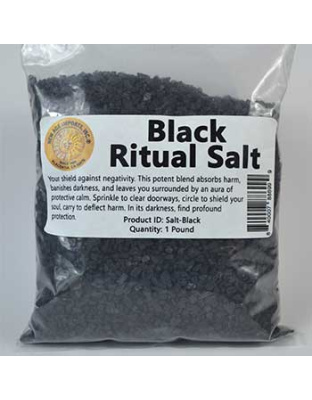 1 Lb Black ritual salt