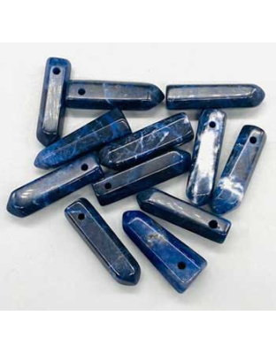 1+" Sodalite Point W hole