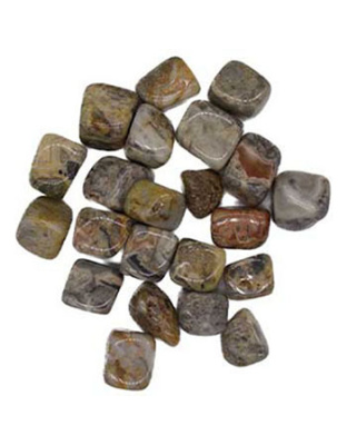 1 lb Agate, Crazy Lace tumbled stones